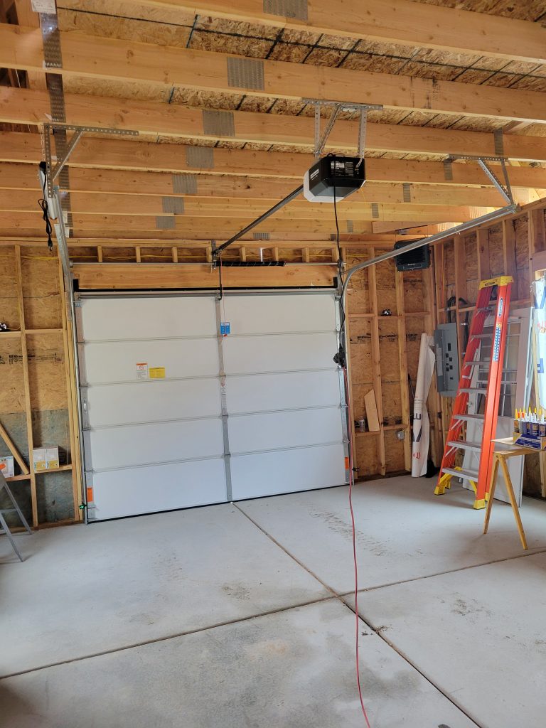 20240430_132351 Single garage door, viewed from inside